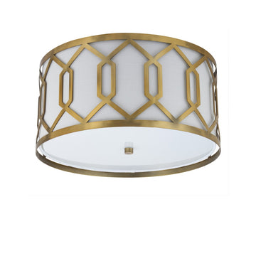 Hex Metal LED Flush Mount - JONATHAN Y